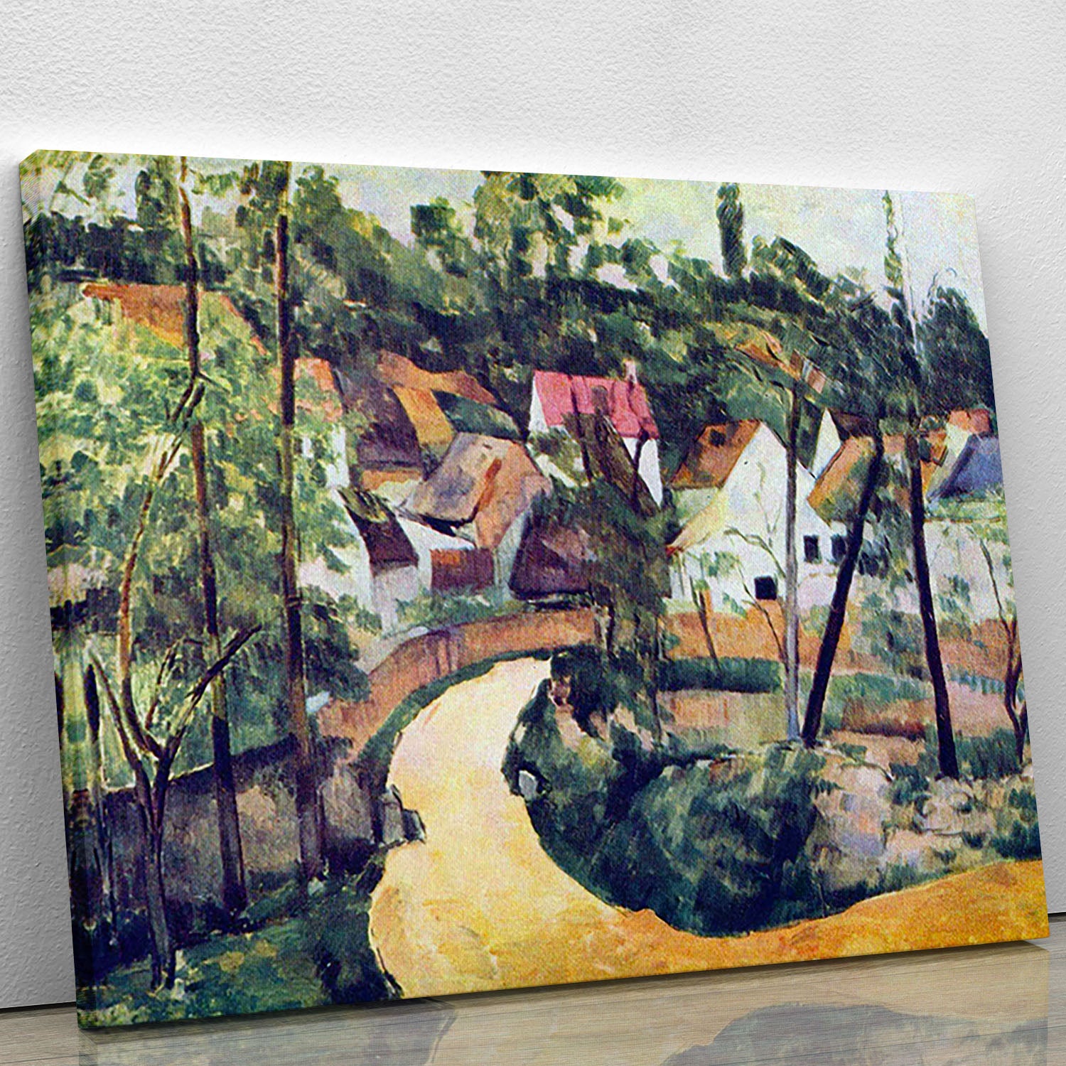 Road bend by Cezanne Canvas Print or Poster - Canvas Art Rocks - 1