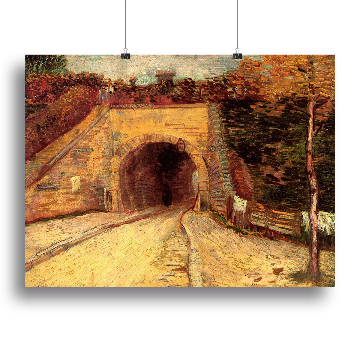 Roadway with Underpass The Viaduct by Van Gogh Canvas Print or Poster - Canvas Art Rocks - 2