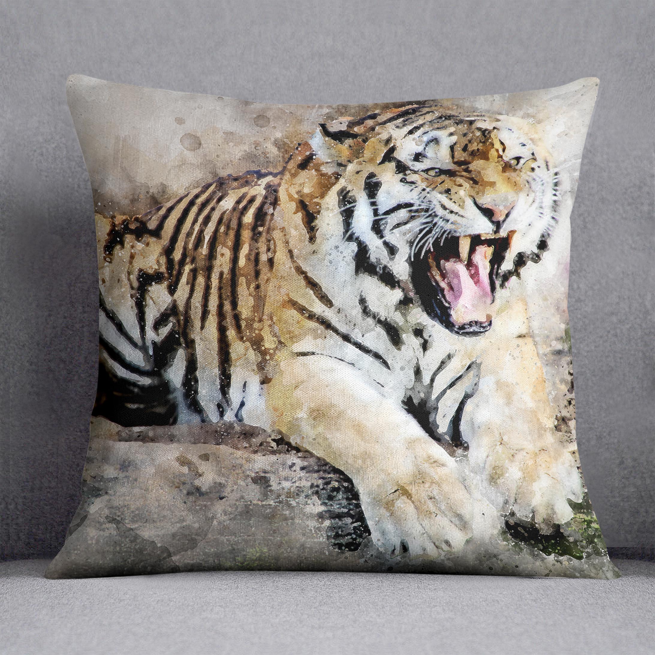 Roaring Tiger Cushion