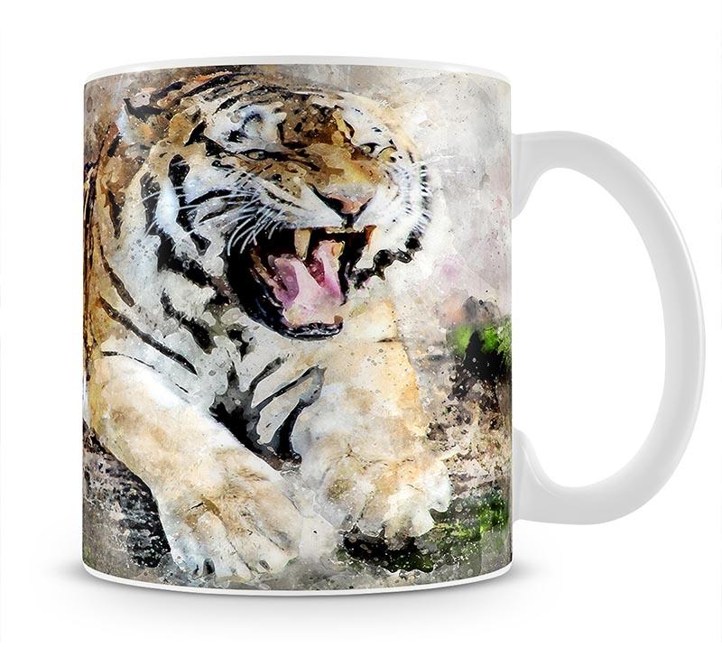 Roaring Tiger Mug - Canvas Art Rocks - 1