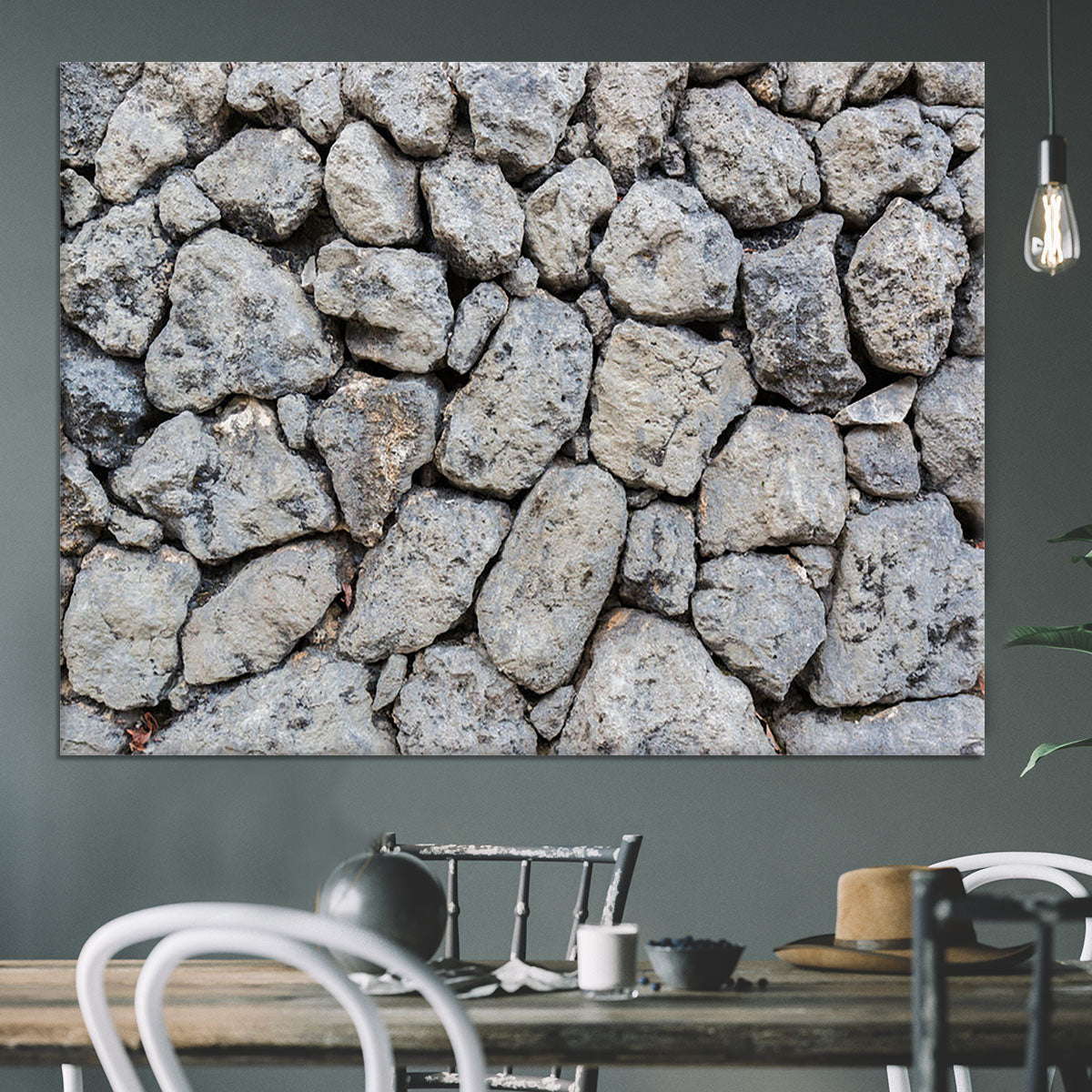 Rock wall texture Canvas Print or Poster - Canvas Art Rocks - 3