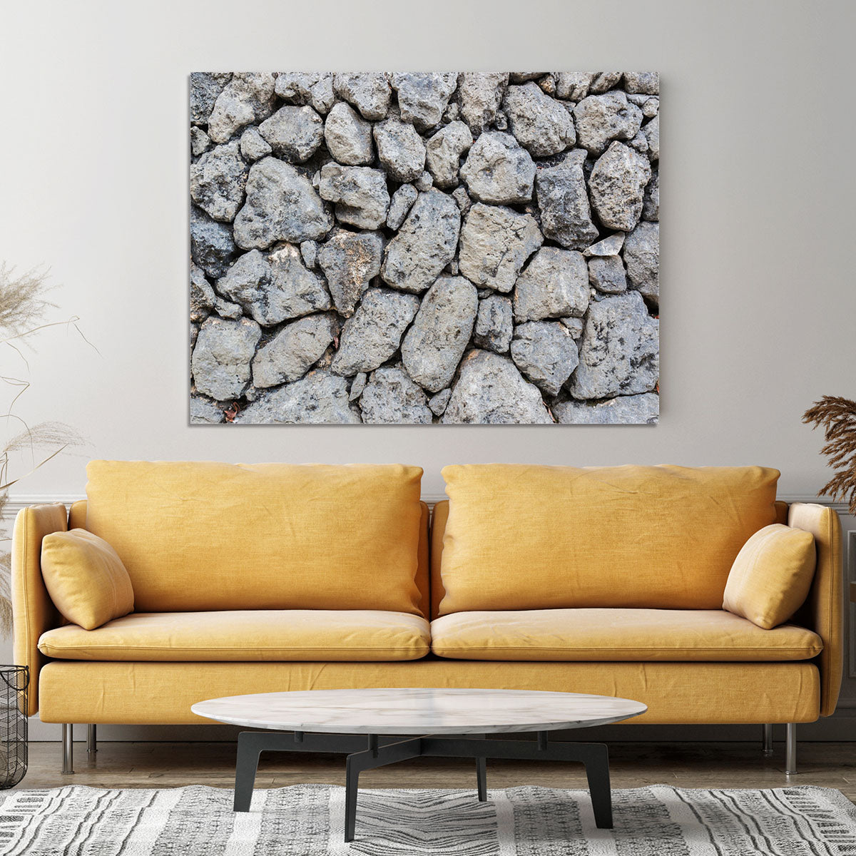 Rock wall texture Canvas Print or Poster - Canvas Art Rocks - 4