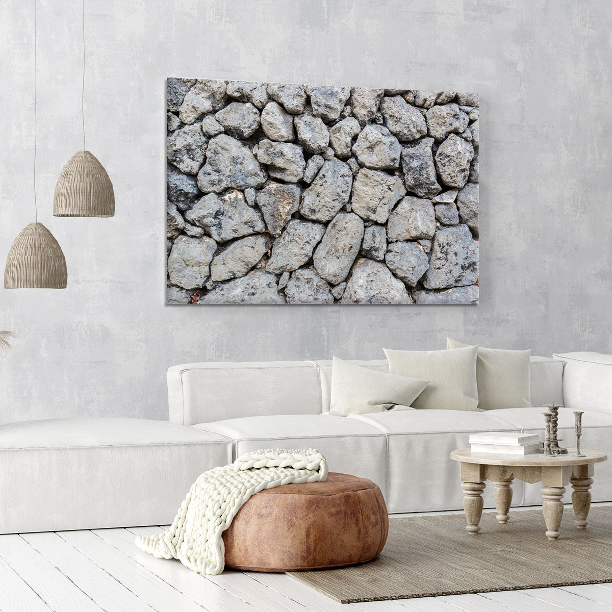 Rock wall texture Canvas Print or Poster - Canvas Art Rocks - 6