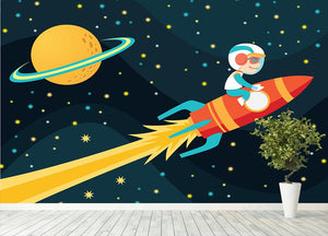 Rocket Boy Wall Mural Wallpaper - Canvas Art Rocks - 4