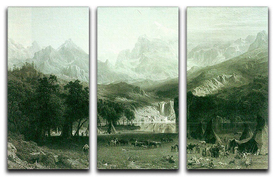Rockies at Lander's Peak 3 Split Panel Canvas Print - Canvas Art Rocks - 1