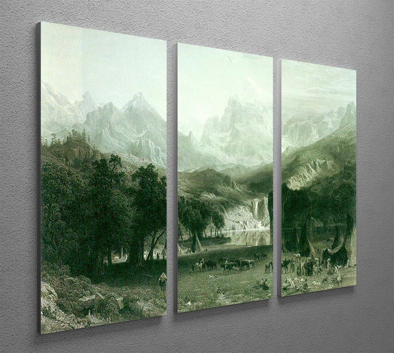 Rockies at Lander's Peak 3 Split Panel Canvas Print - Canvas Art Rocks - 2