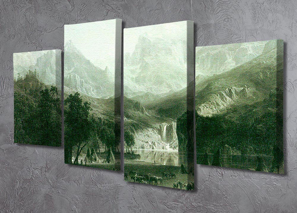 Rockies at Lander's Peak 4 Split Panel Canvas - Canvas Art Rocks - 2