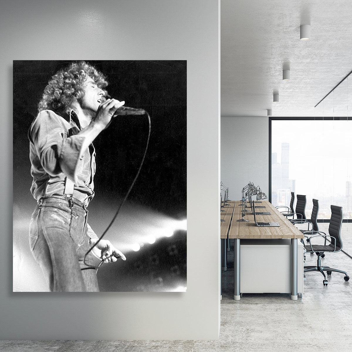 Roger Daltrey on stage Canvas Print or Poster - Canvas Art Rocks - 3