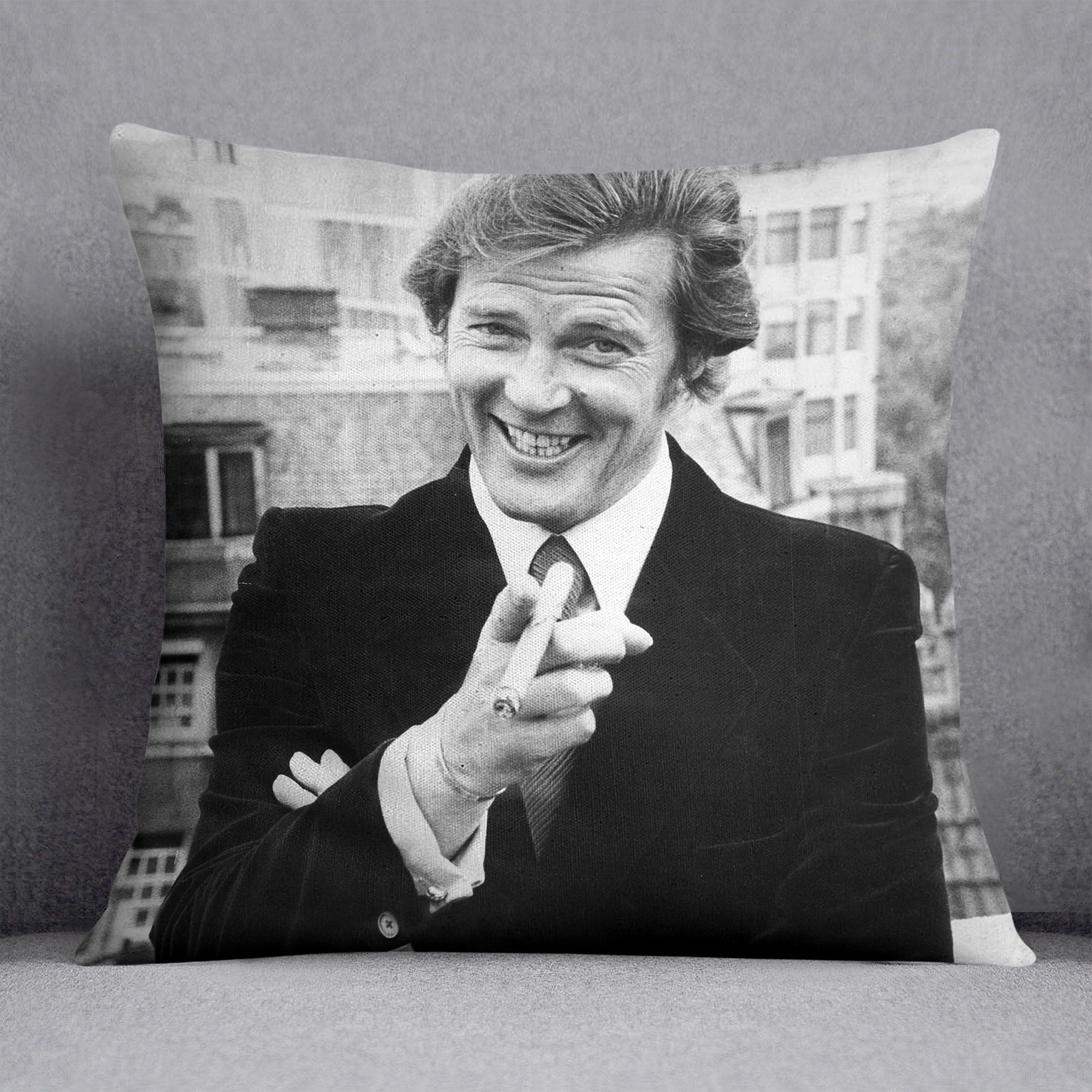 Roger Moore in 1972 Cushion