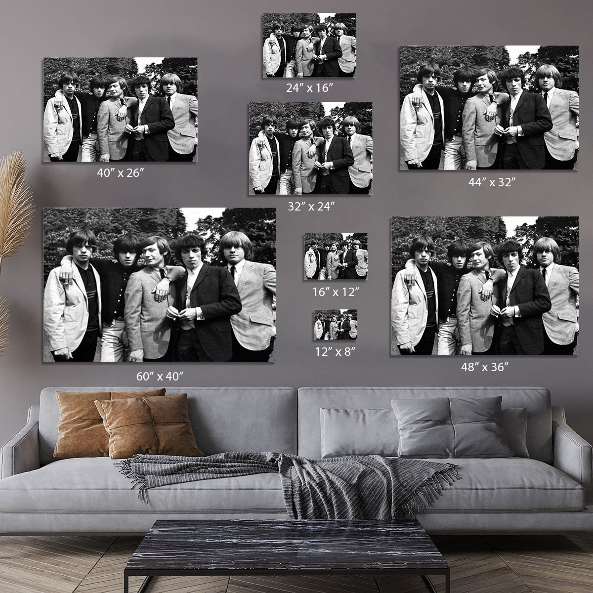 Rolling Stones 1964 Canvas Print or Poster - Canvas Art Rocks - 7
