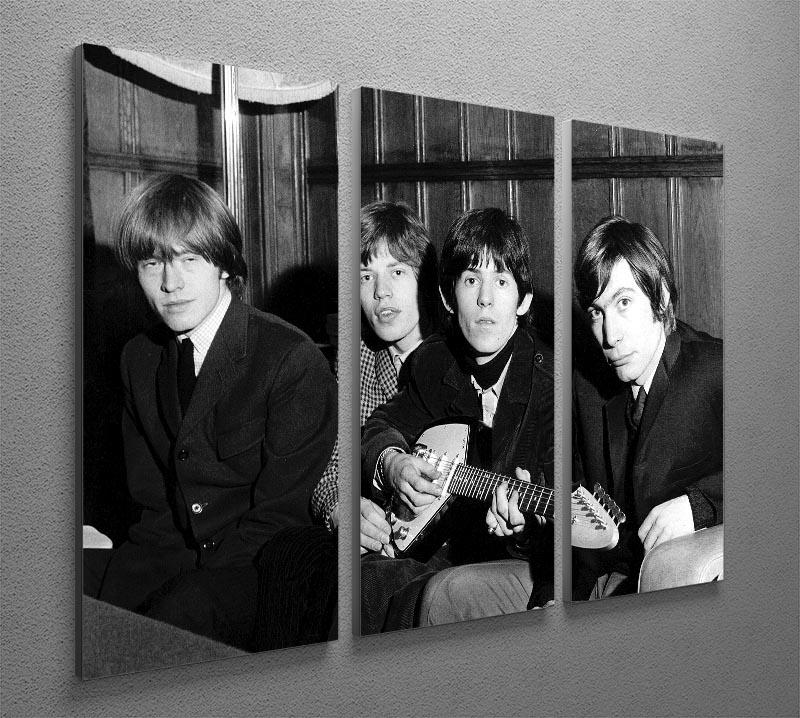 Rolling Stones donate guitar 3 Split Panel Canvas Print - Canvas Art Rocks - 2