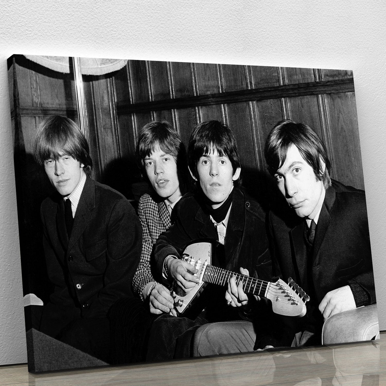 Rolling Stones donate guitar Canvas Print or Poster - Canvas Art Rocks - 1