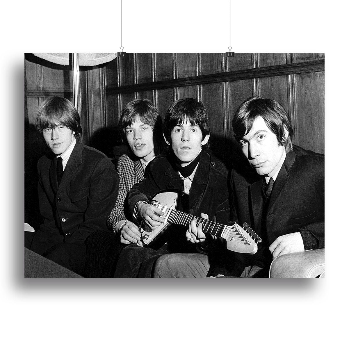 Rolling Stones donate guitar Canvas Print or Poster - Canvas Art Rocks - 2