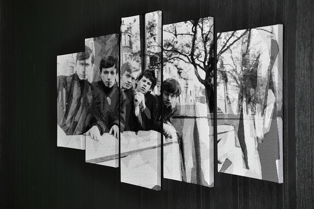Rolling Stones early days 5 Split Panel Canvas - Canvas Art Rocks - 2