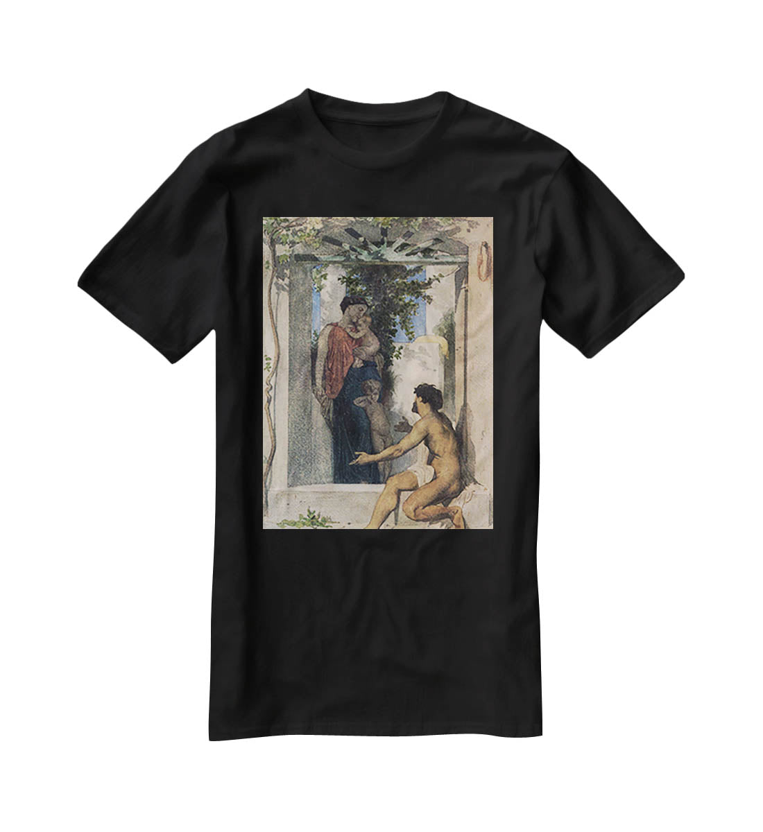 Roman Charity Unknown By Bouguereau T-Shirt - Canvas Art Rocks - 1