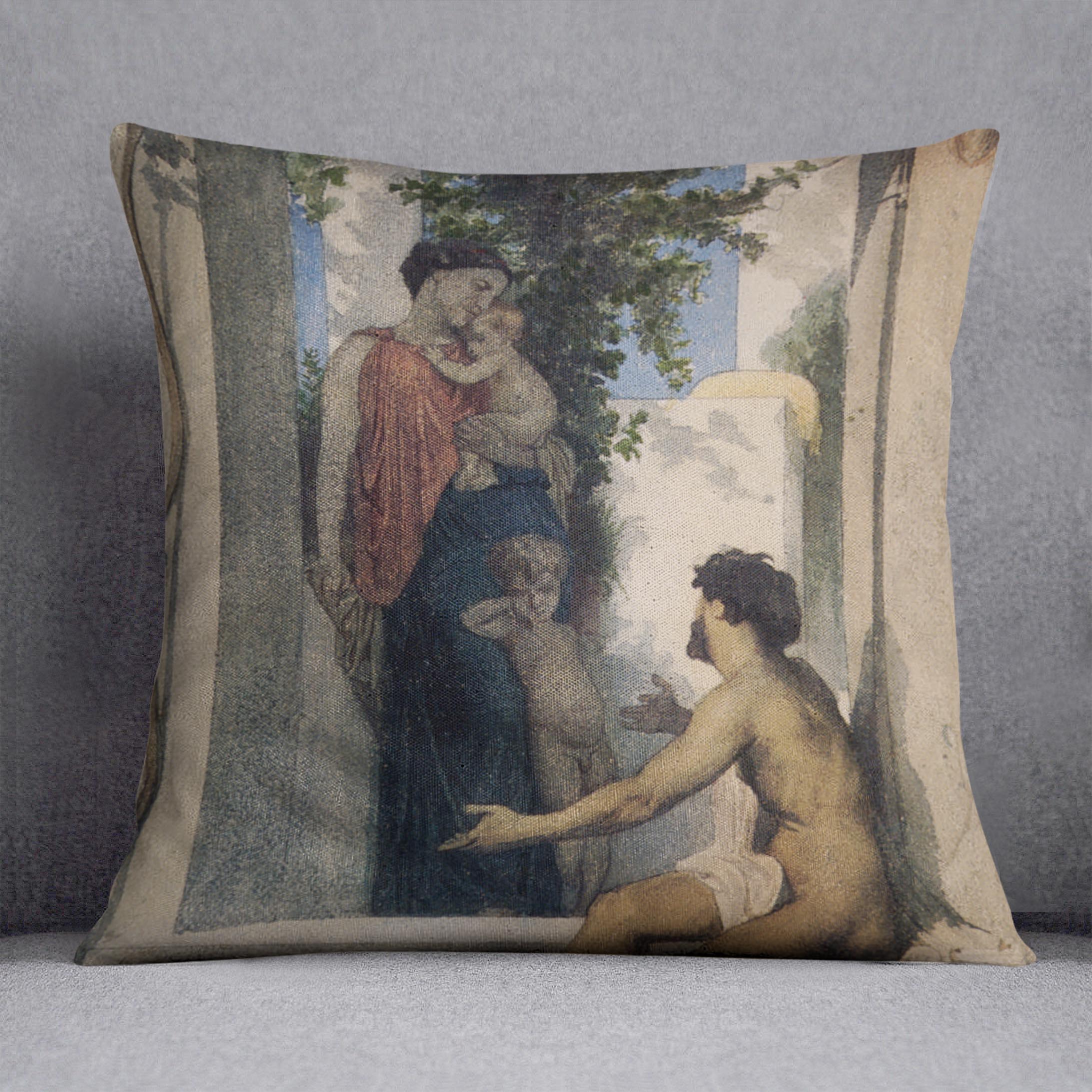 Roman Charity Unknown By Bouguereau Cushion