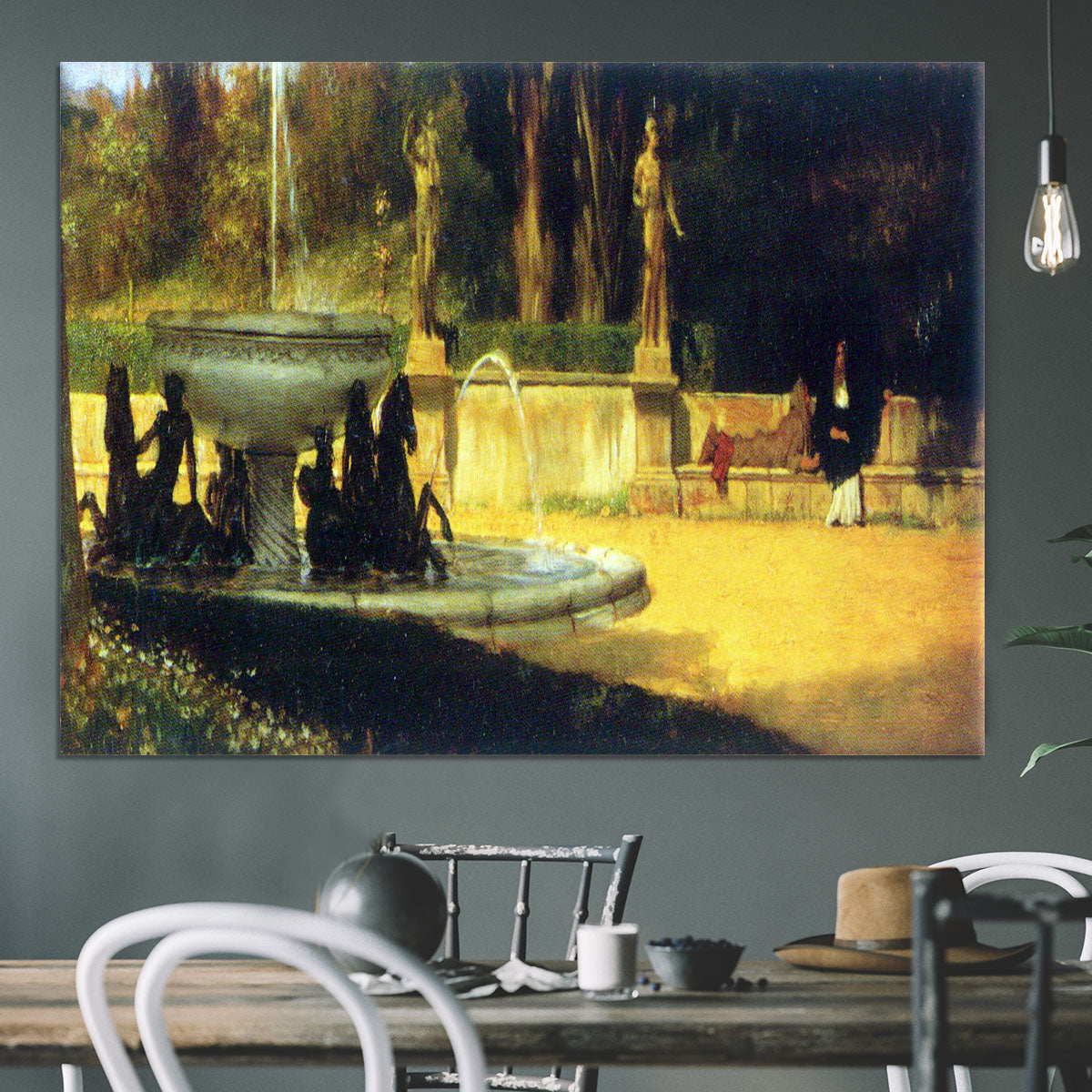 Roman Garden by Alma Tadema Canvas Print or Poster - Canvas Art Rocks - 3