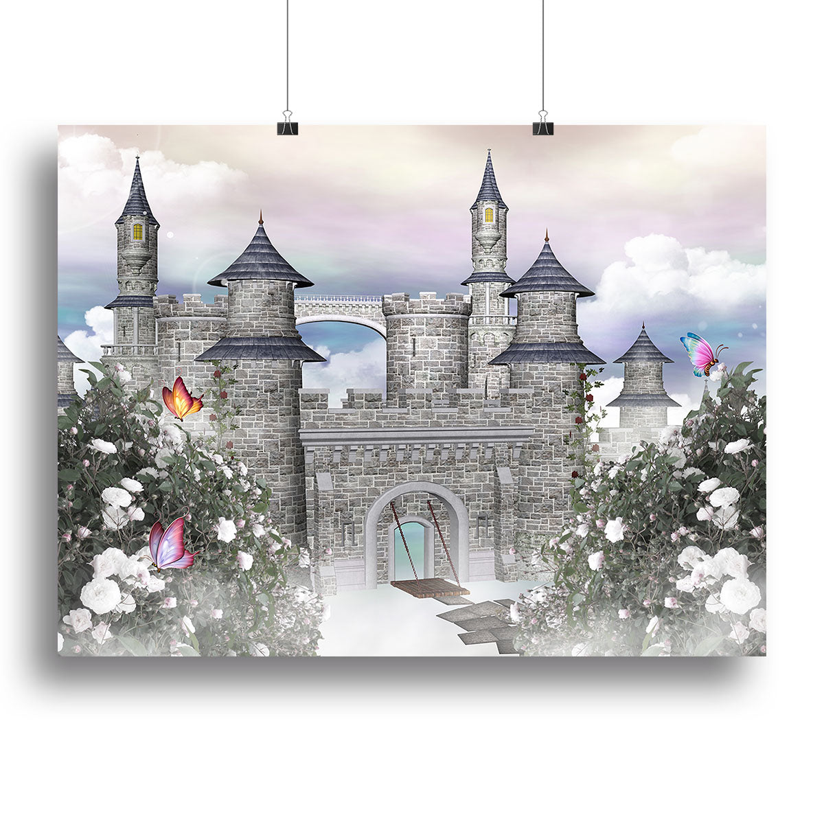 Romantic castle Canvas Print or Poster - Canvas Art Rocks - 2