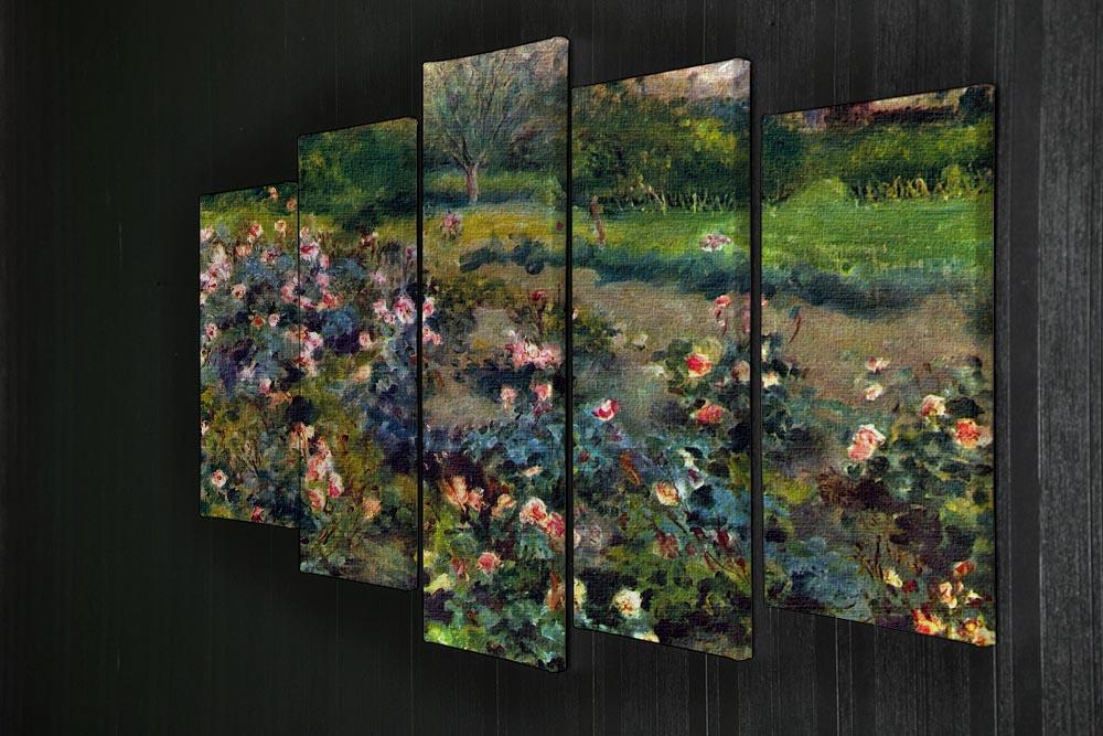 Rose grove by Renoir 5 Split Panel Canvas - Canvas Art Rocks - 2
