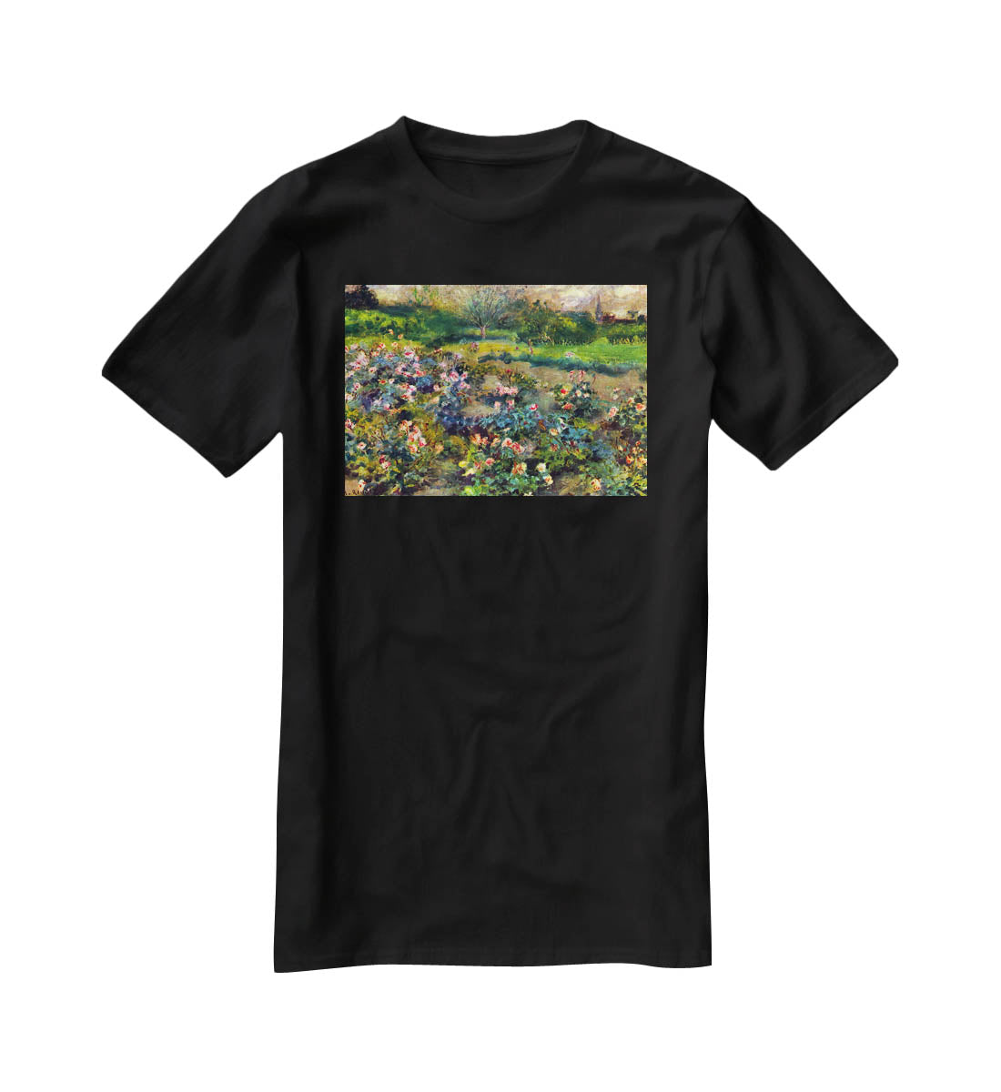 Rose grove by Renoir T-Shirt - Canvas Art Rocks - 1