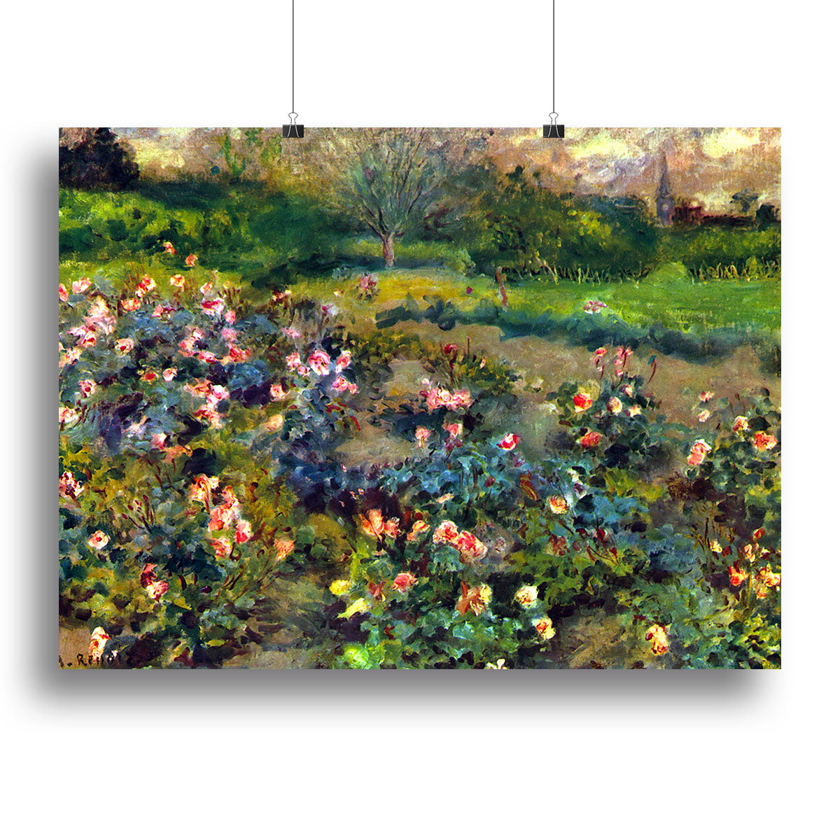 Rose grove by Renoir Canvas Print or Poster - Canvas Art Rocks - 2