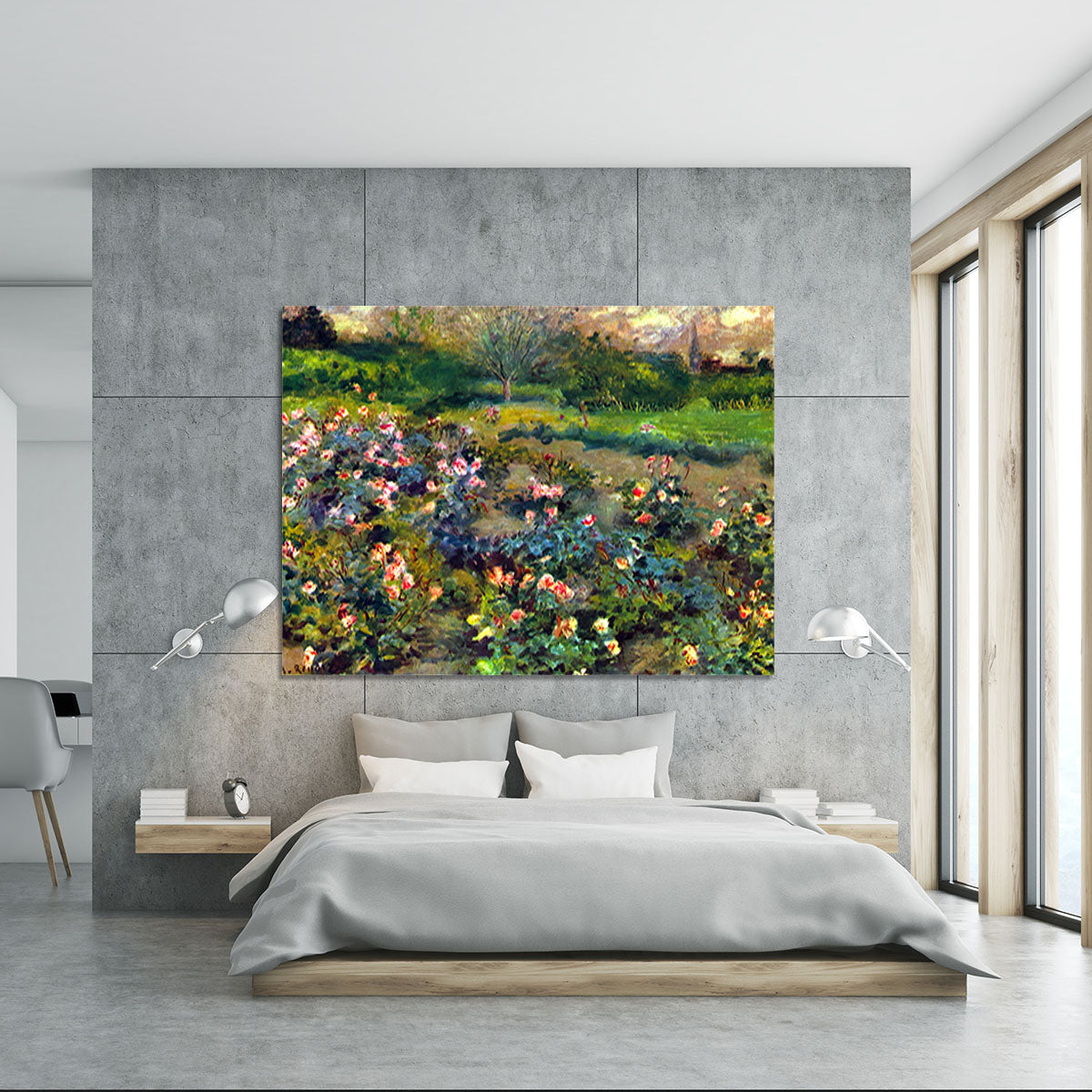 Rose grove by Renoir Canvas Print or Poster - Canvas Art Rocks - 5