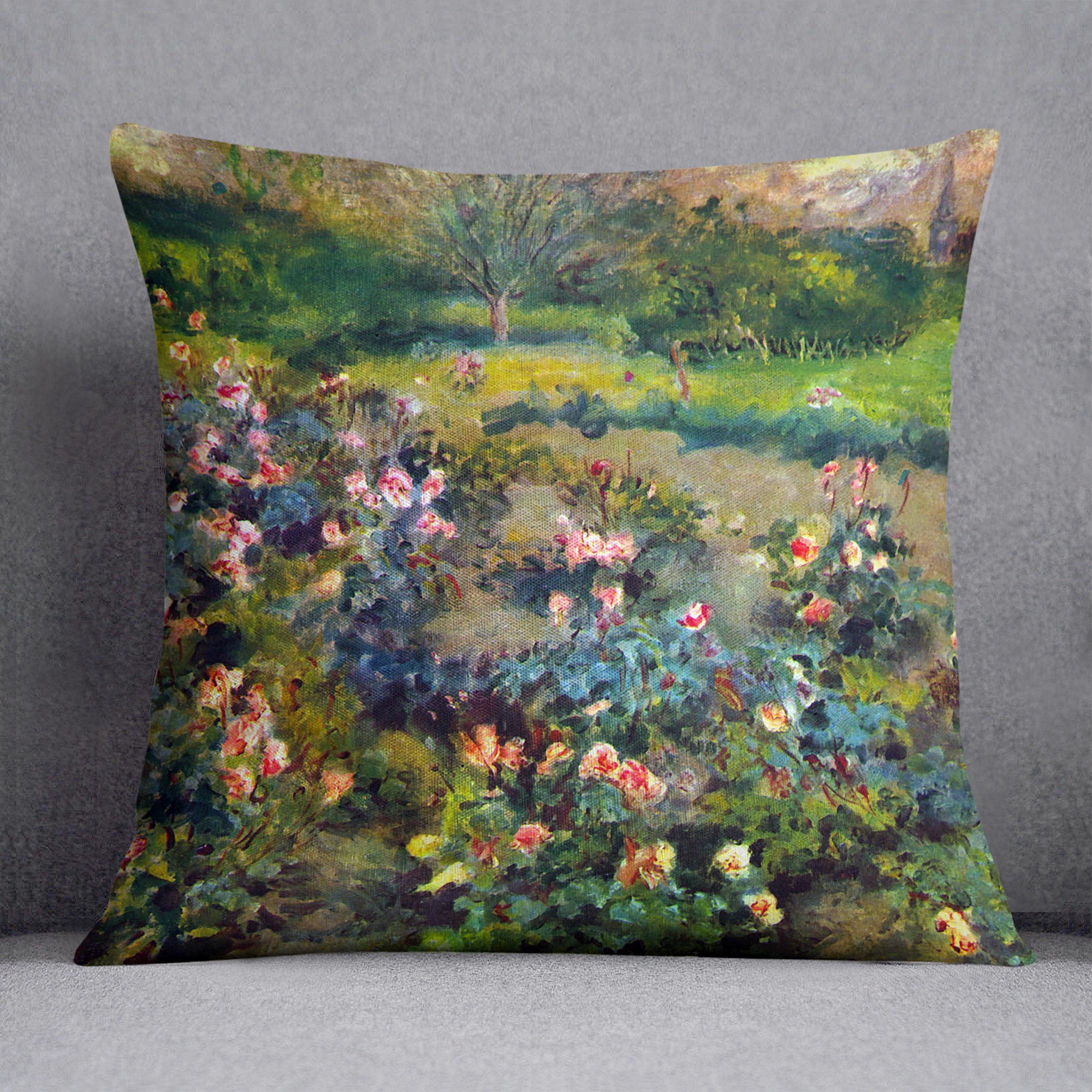 Rose grove by Renoir Cushion