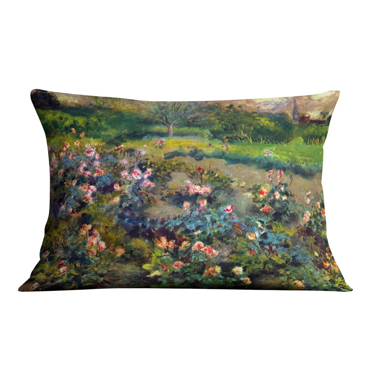 Rose grove by Renoir Cushion