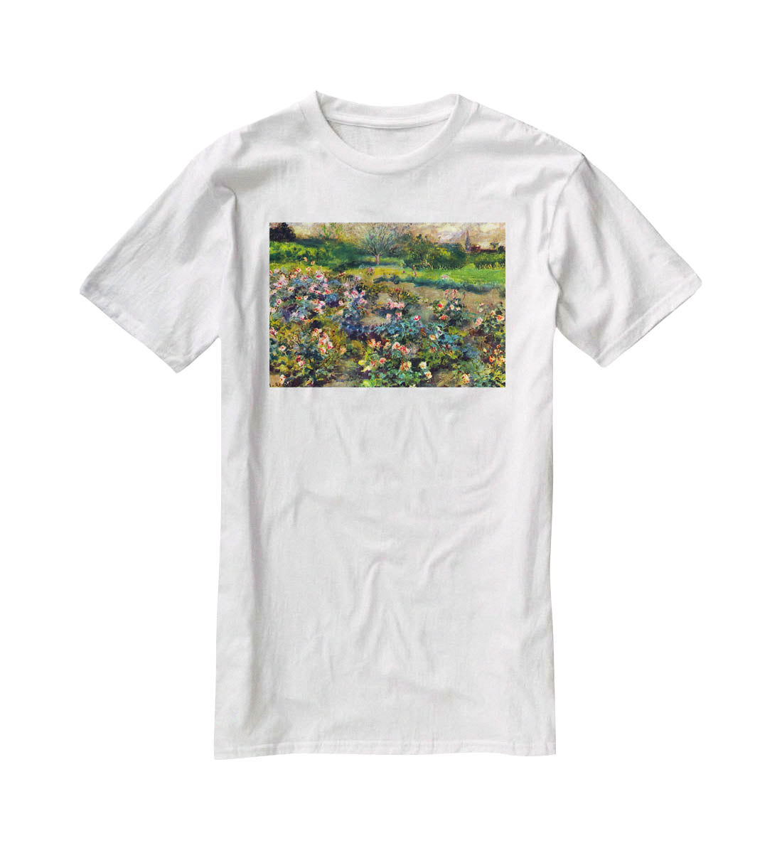 Rose grove by Renoir T-Shirt - Canvas Art Rocks - 5