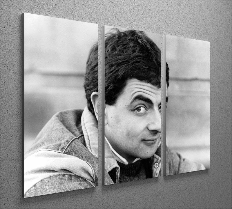 Rowan Atkinson 3 Split Panel Canvas Print - Canvas Art Rocks - 2