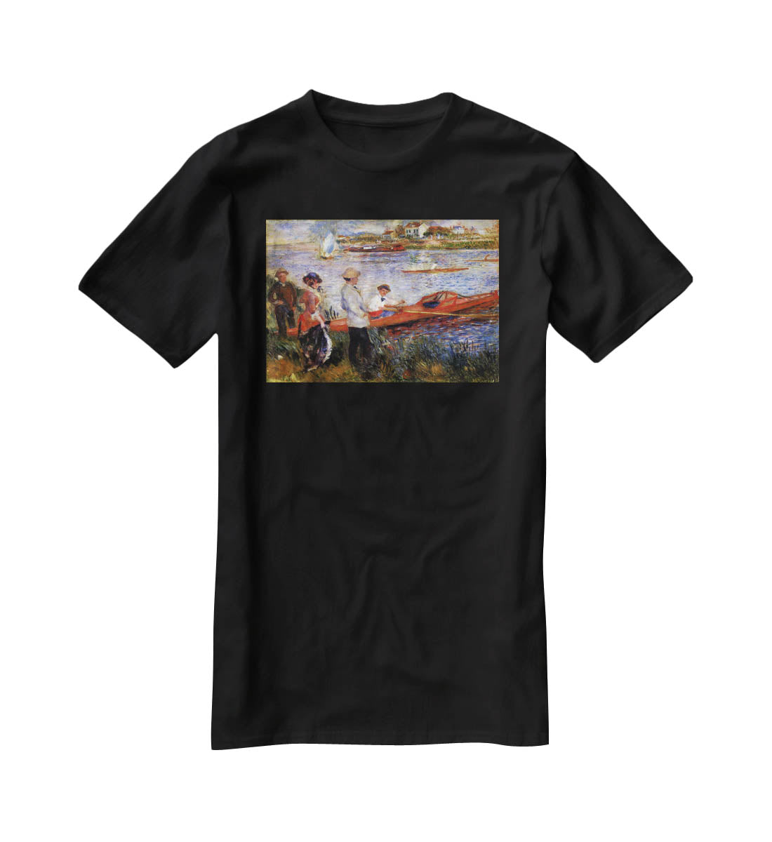 Rowers from Chatou by Renoir T-Shirt - Canvas Art Rocks - 1