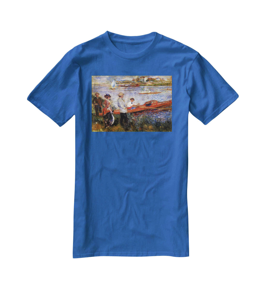 Rowers from Chatou by Renoir T-Shirt - Canvas Art Rocks - 2