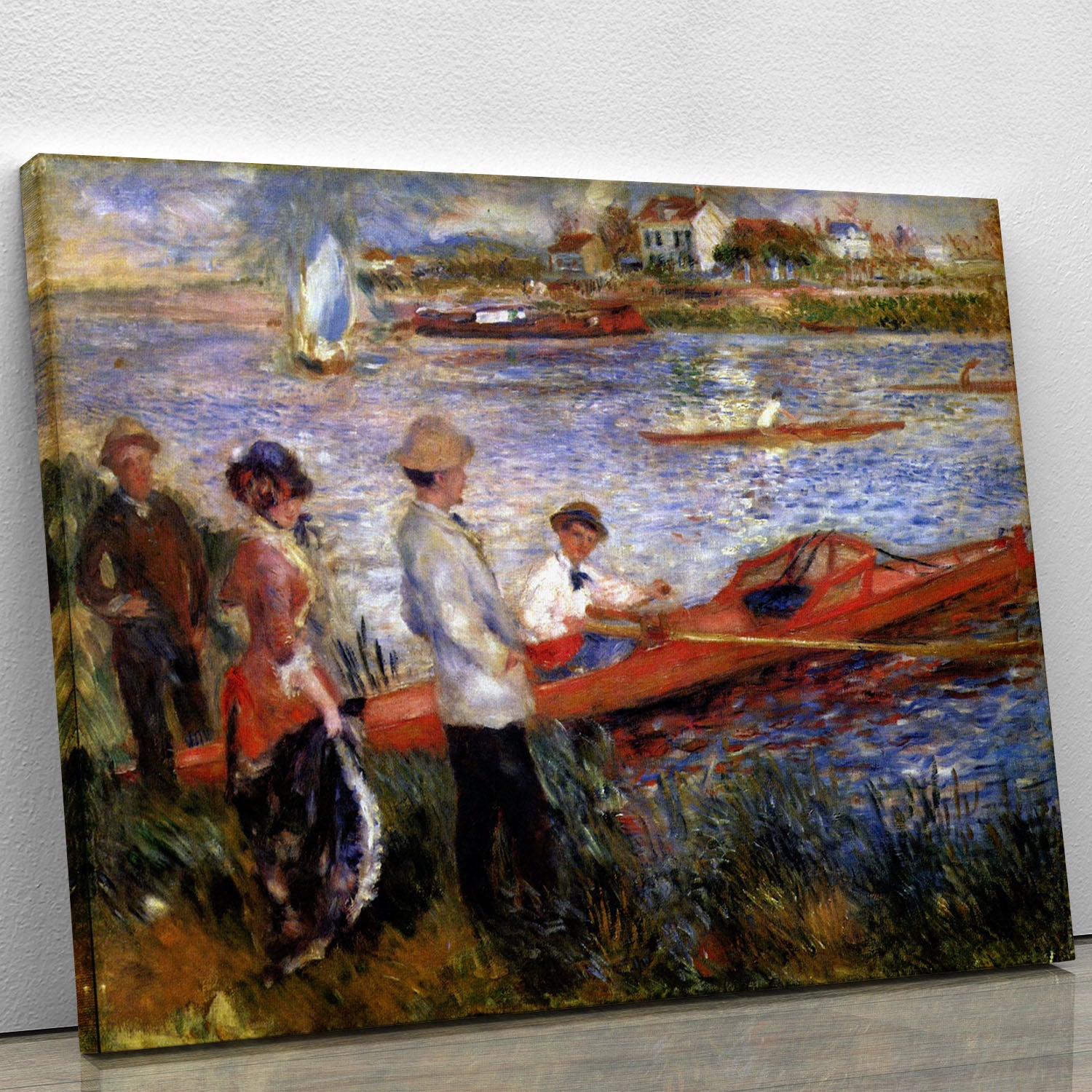 Rowers from Chatou by Renoir Canvas Print or Poster - Canvas Art Rocks - 1
