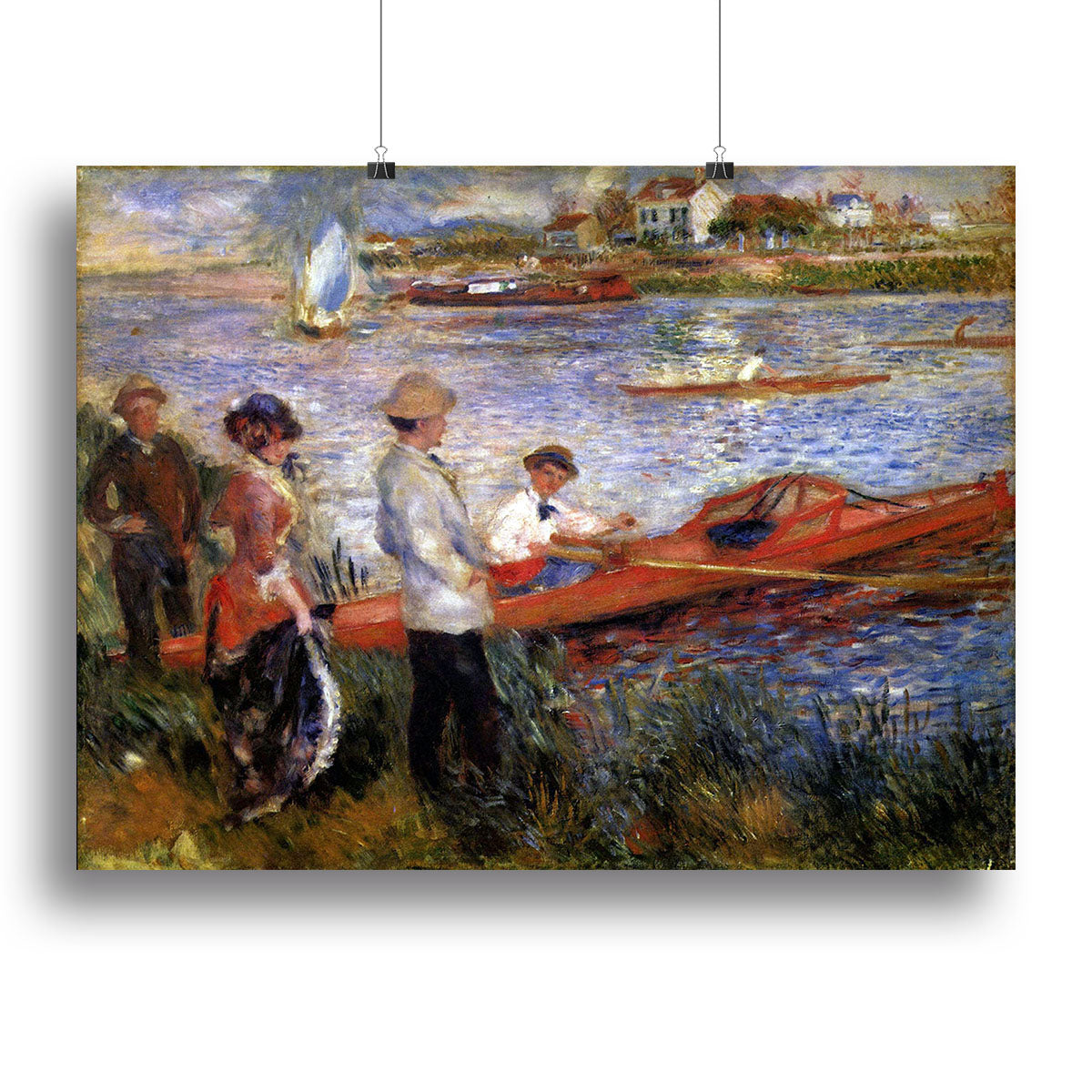 Rowers from Chatou by Renoir Canvas Print or Poster - Canvas Art Rocks - 2