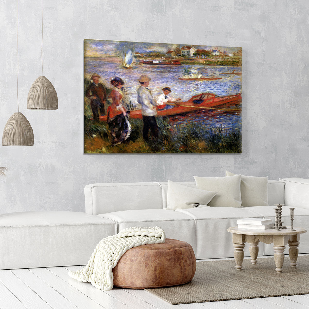 Rowers from Chatou by Renoir Canvas Print or Poster - Canvas Art Rocks - 6