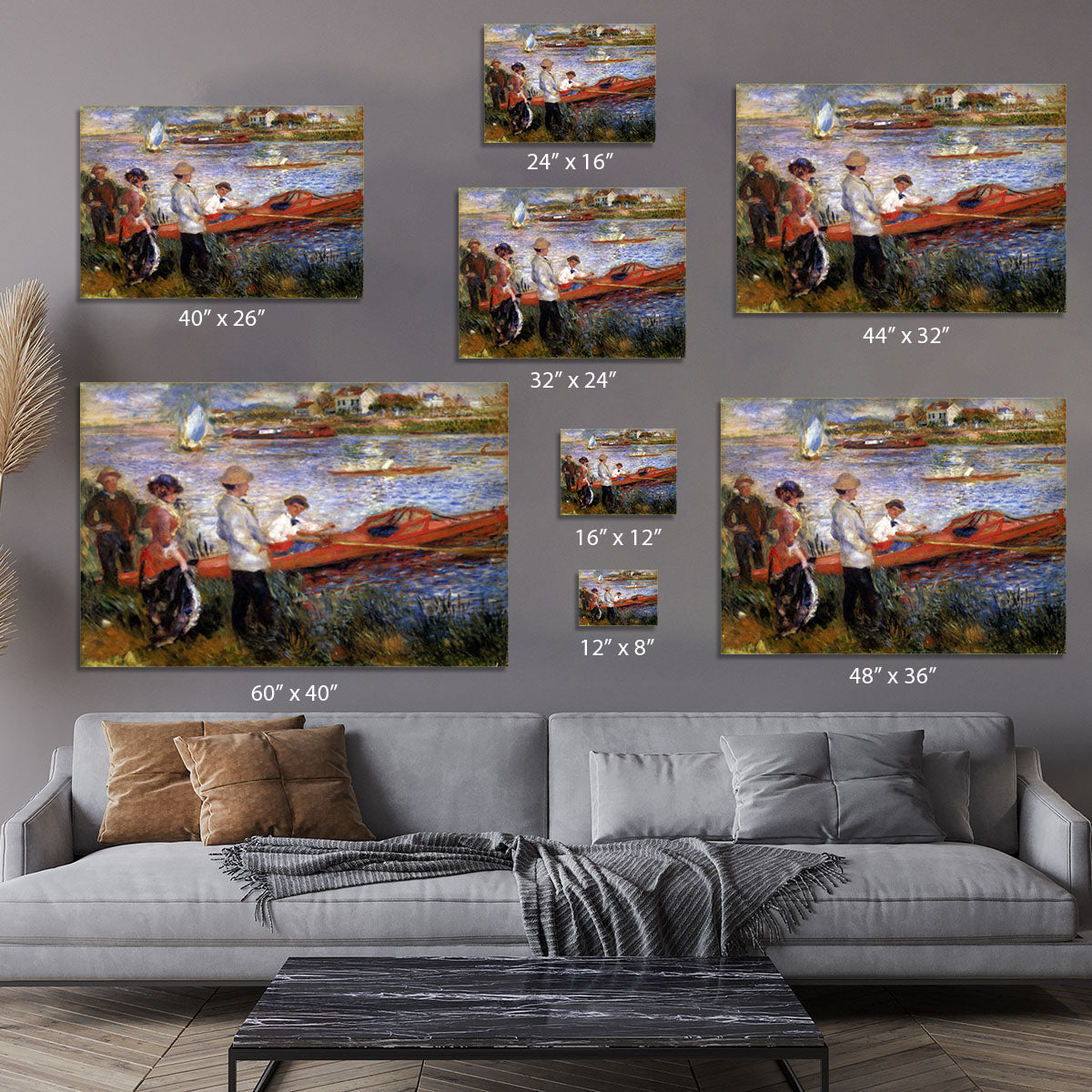Rowers from Chatou by Renoir Canvas Print or Poster - Canvas Art Rocks - 7