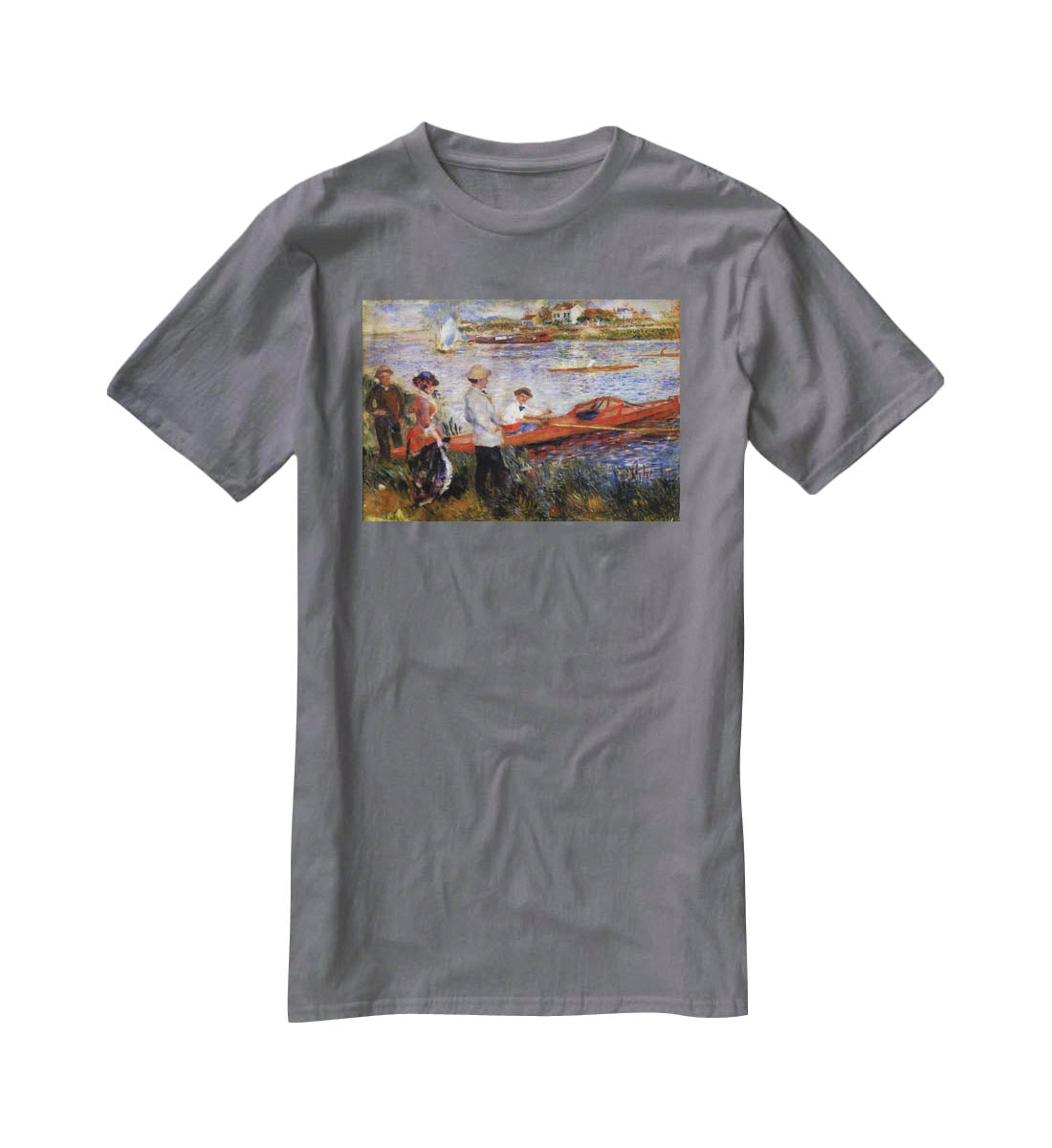 Rowers from Chatou by Renoir T-Shirt - Canvas Art Rocks - 3
