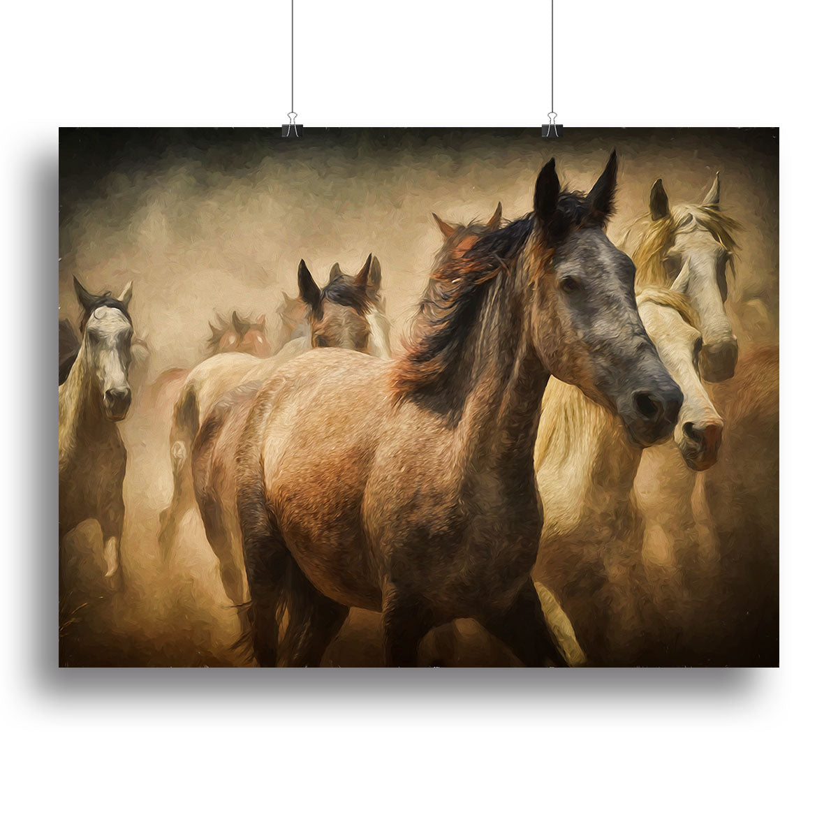 Running Horses Canvas Print or Poster - Canvas Art Rocks - 2