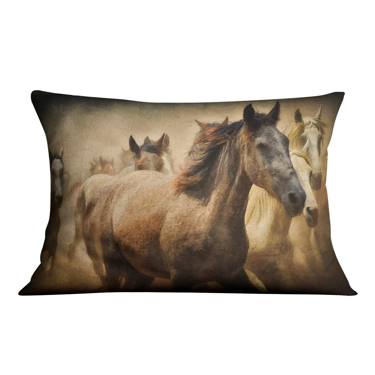 Running Horses Cushion