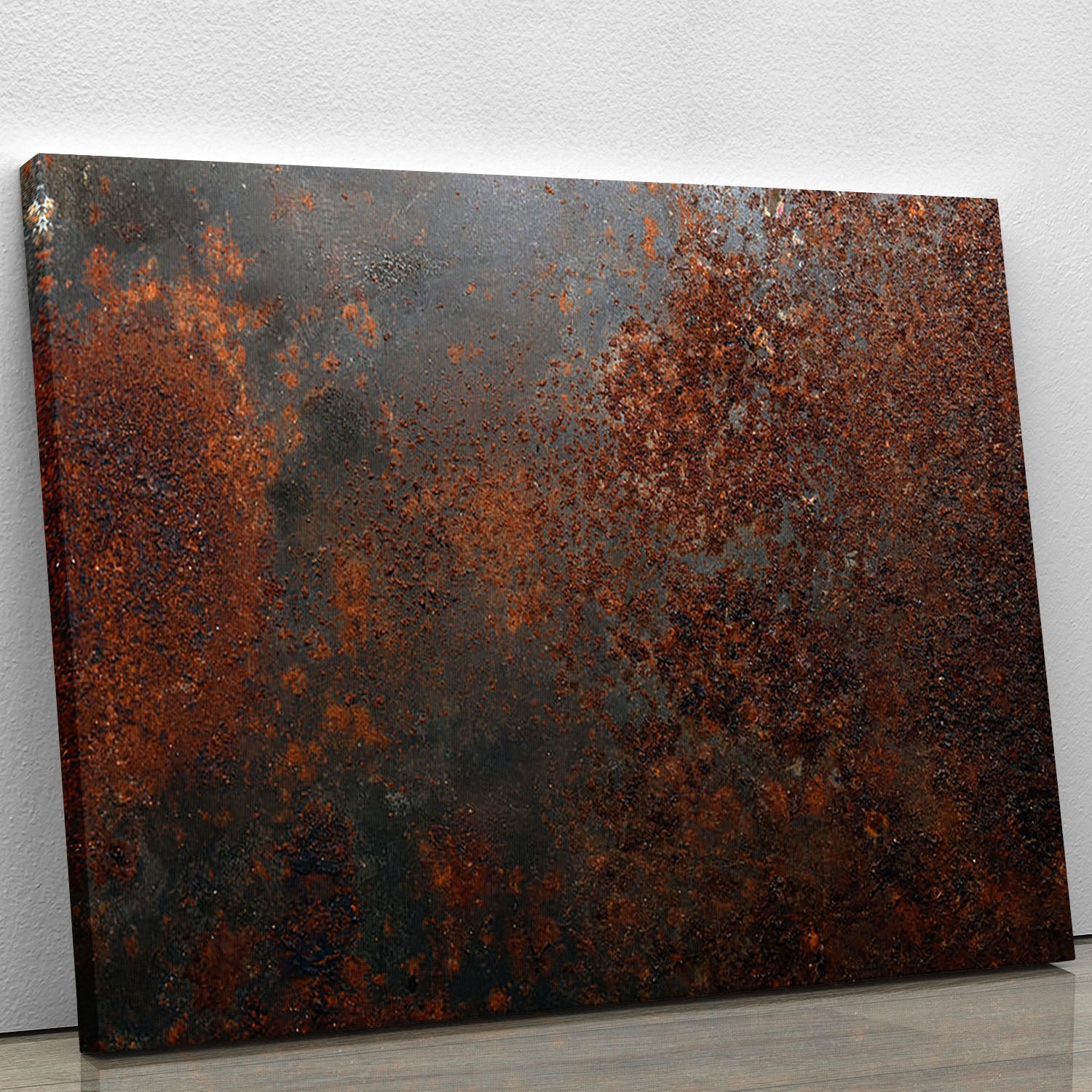 Rusted metal background Canvas Print or Poster - Canvas Art Rocks - 1