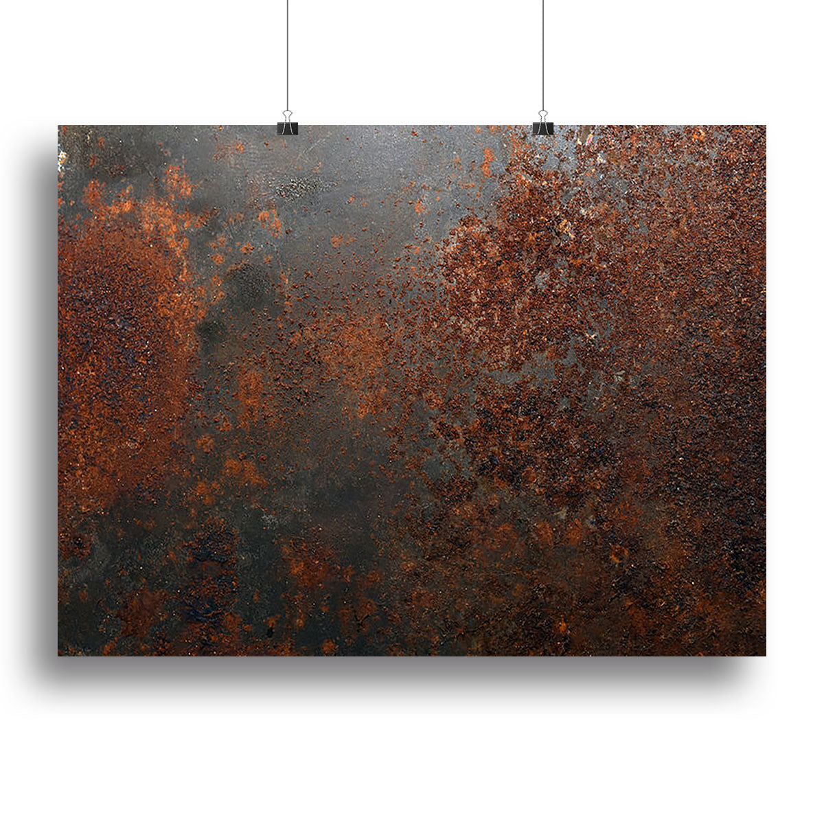 Rusted metal background Canvas Print or Poster - Canvas Art Rocks - 2