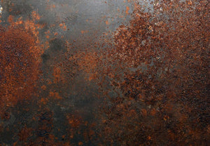 Rusted metal background Wall Mural Wallpaper - Canvas Art Rocks - 1