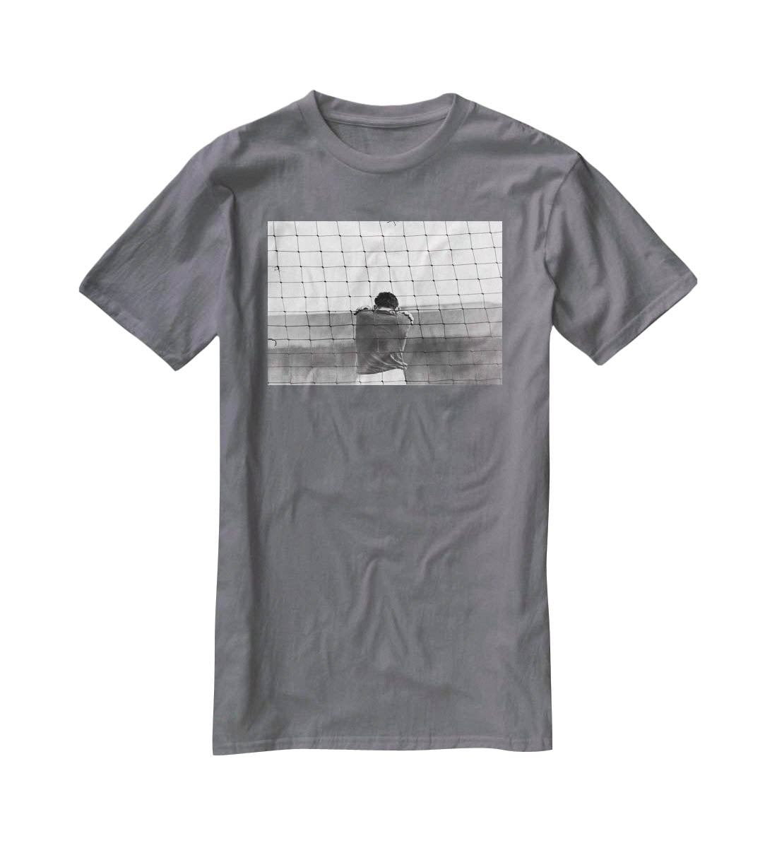 Sad Goalkeeper T-Shirt - Canvas Art Rocks - 3