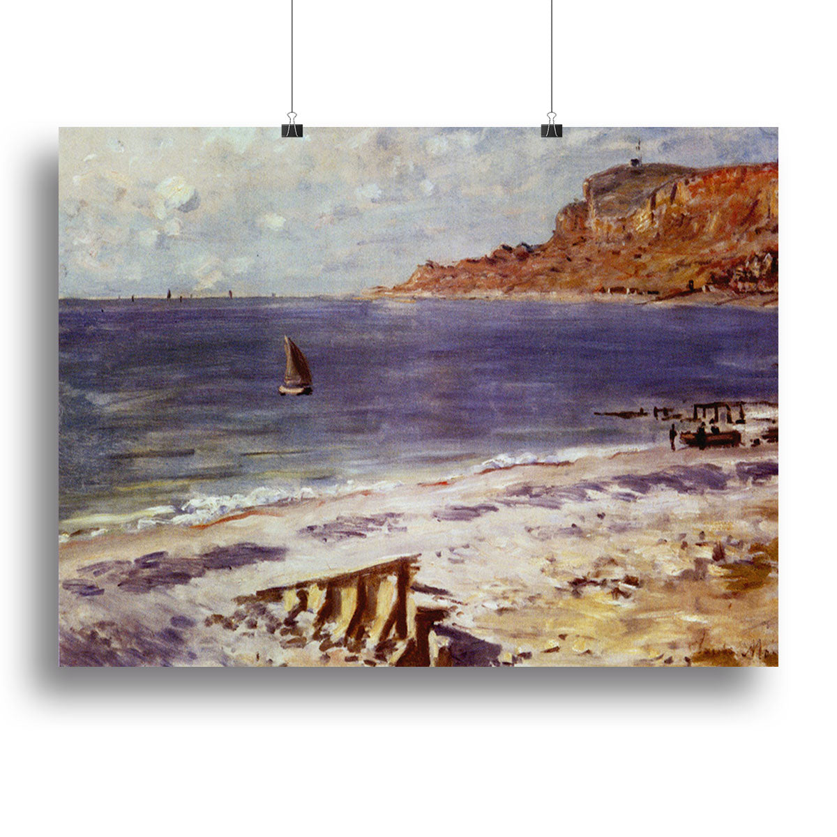 Sailing At Sainte Adresse by Monet Canvas Print or Poster - Canvas Art Rocks - 2