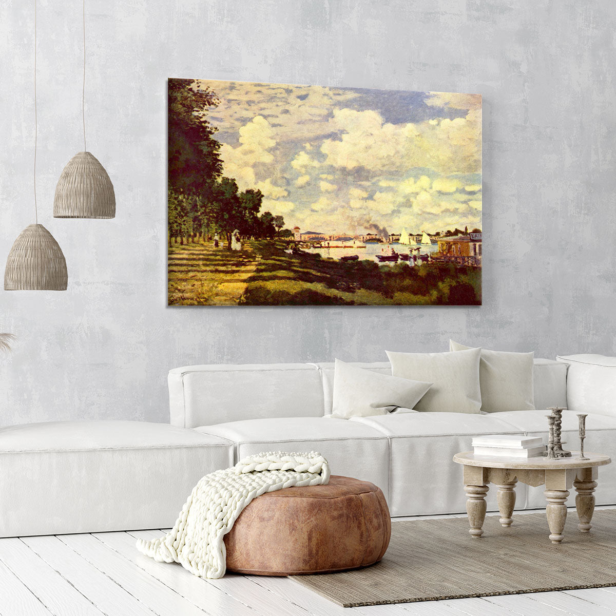 Sailing at Argenteuil by Monet Canvas Print or Poster - Canvas Art Rocks - 6