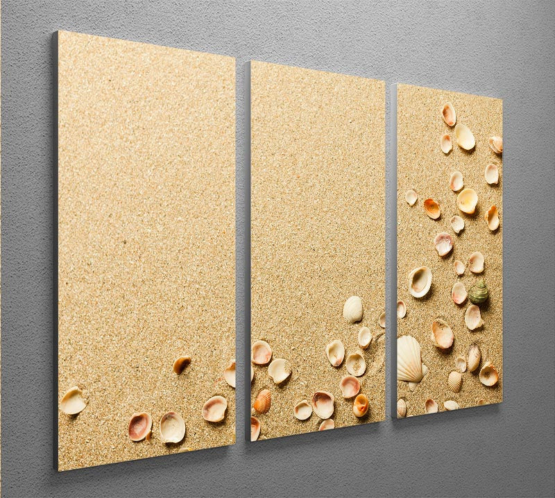 Sand 3 Split Panel Canvas Print - Canvas Art Rocks - 2