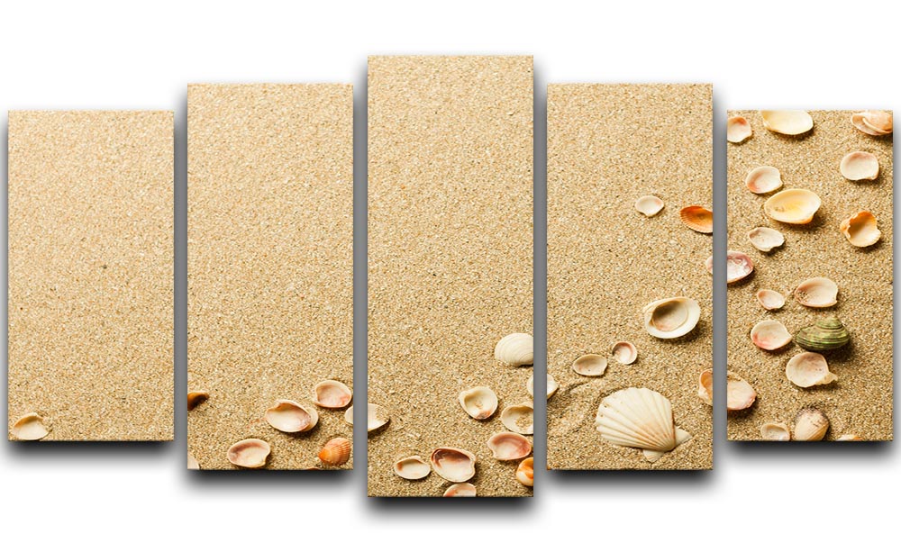 Sand 5 Split Panel Canvas - Canvas Art Rocks - 1