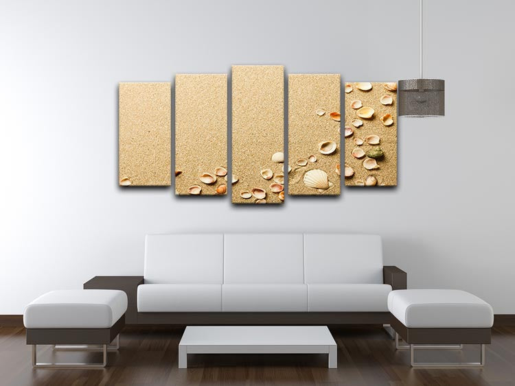 Sand 5 Split Panel Canvas - Canvas Art Rocks - 3