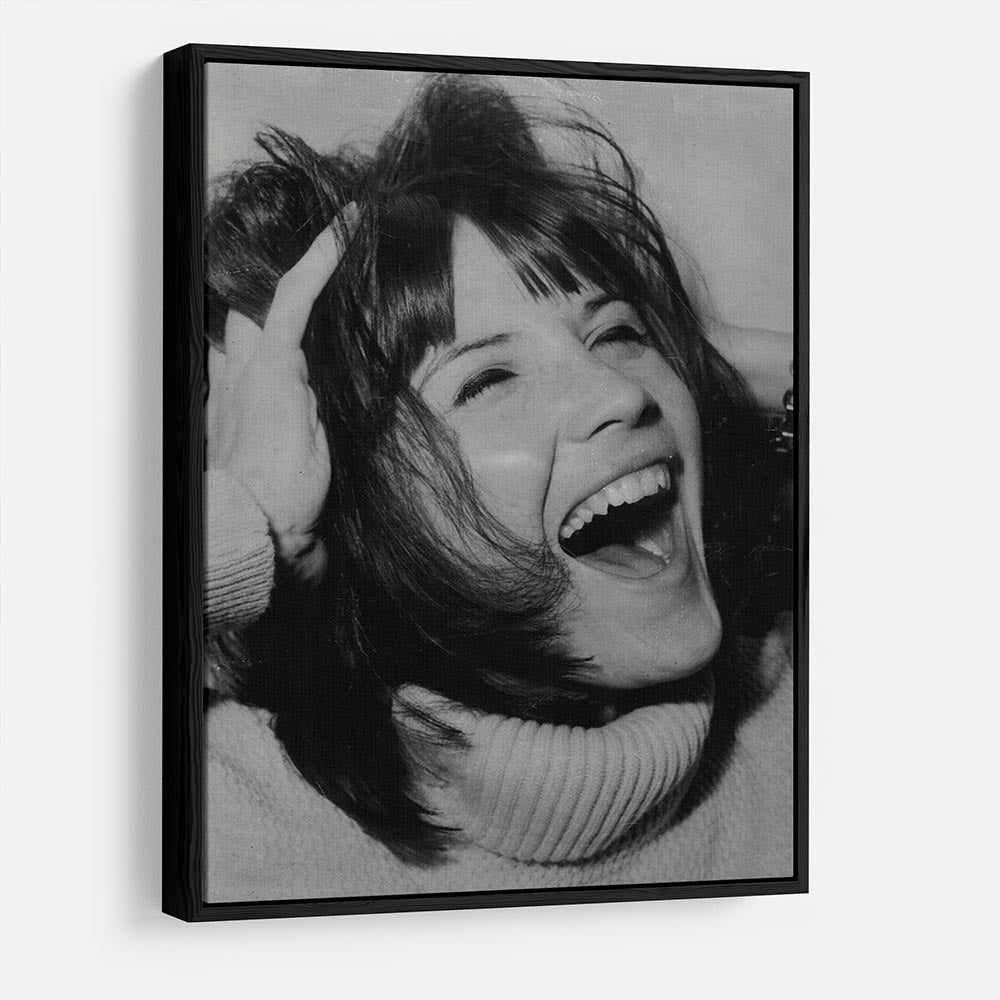 Sandie Shaw laughing HD Metal Print