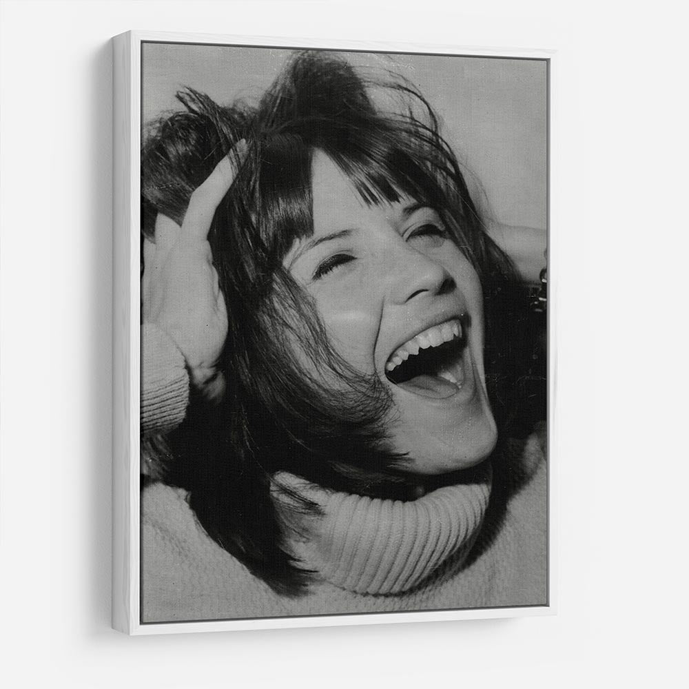 Sandie Shaw laughing HD Metal Print